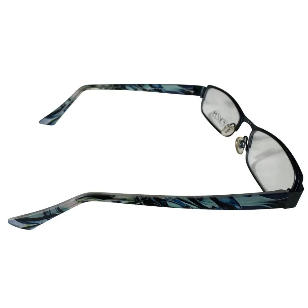 Fysh Urban Eyewear Eyeglasses 51-18-135 3480 Aqua/Blue Rectangle Frames Only UK - Picture 7 of 12